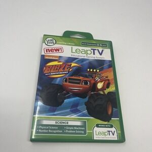 LeapFrog LeapTV Blaze and the Monster Machines Science Educational Game W Manual